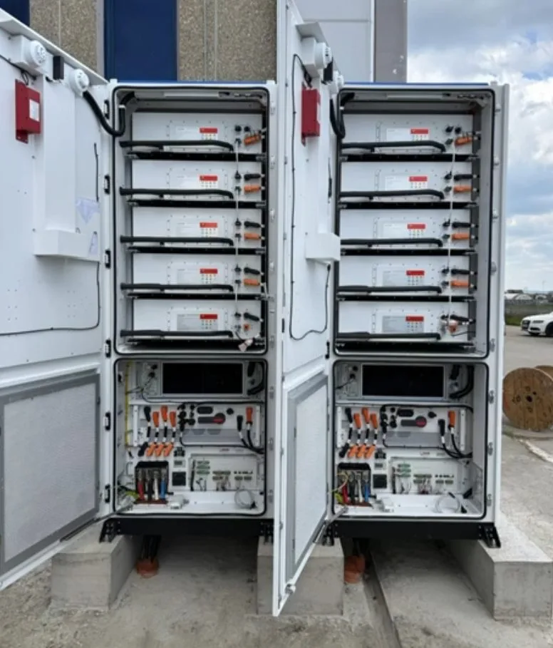 InduBa batterijcabinets buitenopstelling